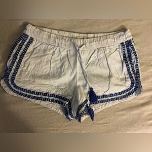 Vineyard Vines Sea Spray Striped Cotton Shorts Embroidered Size XS